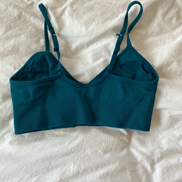LULULEMON teal sports bra - Convertible - Picture 3 of 5